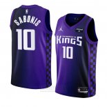 Camiseta Sacramento Kings Domantas Sabonis #10 Statement 2023-24 Violeta