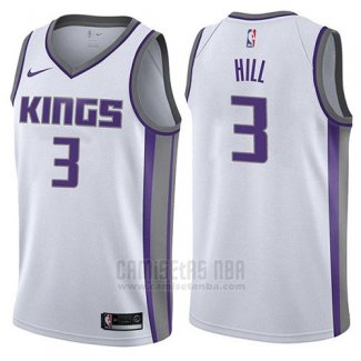 Camiseta Sacramento Kings George Hill #3 Association 2017-18 Blanco