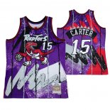 Camiseta Toronto Raptors Vince Carter #15 Mitchell & Ness 1998-99 Violeta