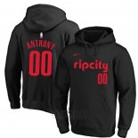 Sudaderas con Capucha Carmelo Anthony Portland Trail Blazers Negro Ciudad