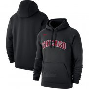 Sudaderas con Capucha Chicago Bulls 2019-20 Negro