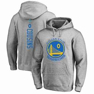 Sudaderas con Capucha Demarcus Cousins Golden State Warriors Gris3