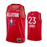Camiseta All Star 2020 Los Angeles Lakers LeBron James #23 Rojo