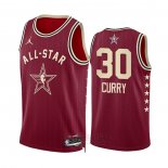 Camiseta All Star 2024 Golden State Warriors Stephen Curry #30 Rojo