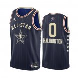 Camiseta All Star 2024 Indiana Pacers Tyrese Haliburton #0 Azul