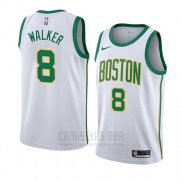 Camiseta Boston Celtics Kemba Walker #8 Ciudad 2019-20 Blanco