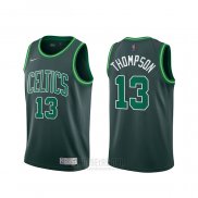 Camiseta Boston Celtics Tristan Thompson #13 Earned 2020-21 Verde