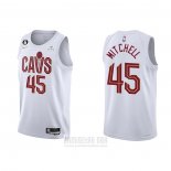 Camiseta Cleveland Cavaliers Donovan Mitchell #45 Association 2022-23 Blanco