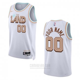 Camiseta Cleveland Cavaliers Personalizada Ciudad 2022-23 Blanco