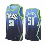 Camiseta Dallas Mavericks Boban Marjanovic #51 Ciudad Edition Azul