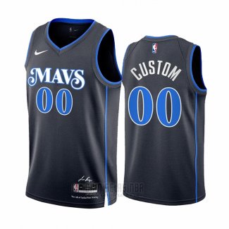 Camiseta Dallas Mavericks Personalizada Ciudad 2023-24 Azul