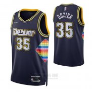 Camiseta Denver Nuggets PJ Dozier #35 Ciudad 2021-22 Azul