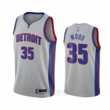 Camiseta Detroit Pistons Christian Wood #35 Statement 2020-21 Gris