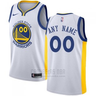 Camiseta Golden State Warriors Nike Personalizada 2017-18 Amarillo