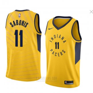 Camiseta Indiana Pacers Domantas Sabonis #11 Statement 2018 Amarillo