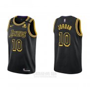 Camiseta Los Angeles Lakers DeAndre Jordan #10 Mamba 2021-22 Negro