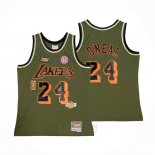 Camiseta Los Angeles Lakers Kobe Bryant #24 Mitchell & Ness Verde