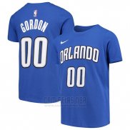 Camiseta Manga Corta Aaron Gordon Orlando Magic 2019 Azul