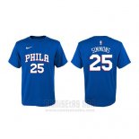 Camiseta Manga Corta Ben Simmons Philadelphia 76ers Azul9