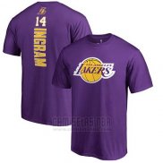 Camiseta Manga Corta Brandon Ingram Los Angeles Lakers Violeta