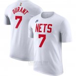 Camiseta Manga Corta Brooklyn Nets Kevin Durant Classic 2022-23 Blanco