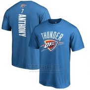Camiseta Manga Corta Carmelo Anthony Oklahoma City Thunder Azul2