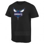 Camiseta Manga Corta Charlotte Hornets Negro4