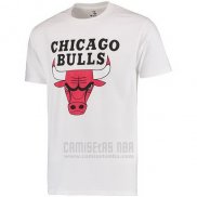 Camiseta Manga Corta Chicago Bulls Blanco2