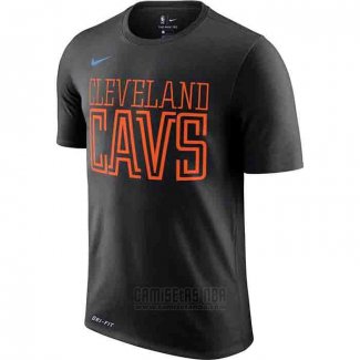 Camiseta Manga Corta Cleveland Cavaliers 2019-20 Negro