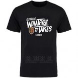 Camiseta Manga Corta Cleveland Cavaliers Negro NBA Playoffs Slogan Whatever It Takes