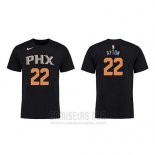 Camiseta Manga Corta Deandre Ayton Phoenix Suns Negro