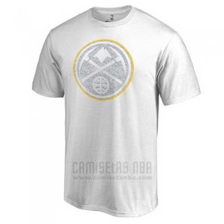 Camiseta Manga Corta Denver Nuggets Blanco2