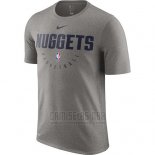Camiseta Manga Corta Denver Nuggets Gris Practice Legend Performance