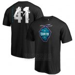 Camiseta Manga Corta Dirk Nowitzki All Star 2019 Dallas Mavericks Negro2