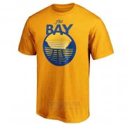 Camiseta Manga Corta Golden State Warriors 2019-20 Amarillo The Bay