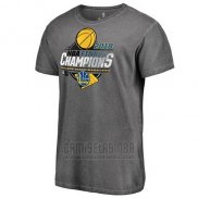 Camiseta Manga Corta Golden State Warriors Gris 2018 NBA Finals Champions2