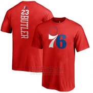 Camiseta Manga Corta Jimmy Butler Philadelphia 76ers Rojo5
