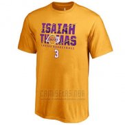 Camiseta Manga Corta Los Angeles Lakers Isaiah Thomas Amarillo