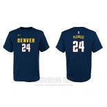 Camiseta Manga Corta Mason Plumlee Denver Nuggets Azul Marino