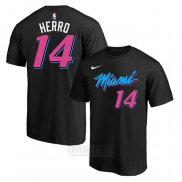 Camiseta Manga Corta Tyler Herro Miami Heat 2019-20 Negro