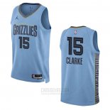 Camiseta Memphis Grizzlies Brandon Clarke #15 Statement 2022-23 Azul