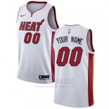 Camiseta Miami Heat Nike Personalizada 17-18 Blanco