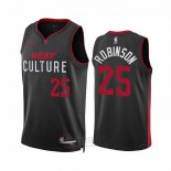 Camiseta Miami Heat Orlando Robinson #25 Ciudad 2023-24 Negro