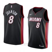 Camiseta Miami Heat Tyler Johnson #8 Icon 2018 Negro