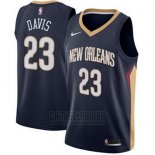 Camiseta New Orleans Pelicans Anthony Davis #23 Icon 2017-18 Azul