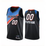 Camiseta Oklahoma City Thunder Personalizada Ciudad 2021 Negro