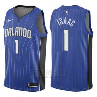 Camiseta Orlando Magic Jonathan Isaac #1 Icon 2017-18 Azul