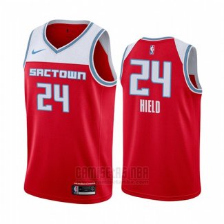 Camiseta Sacramento Kings Buddy Hield #24 Ciudad Rojo