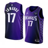 Camiseta Sacramento Kings Kessler Edwards #17 Statement 2023-24 Violeta