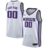 Camiseta Sacramento Kings Nike Personalizada 17-18 Blanco